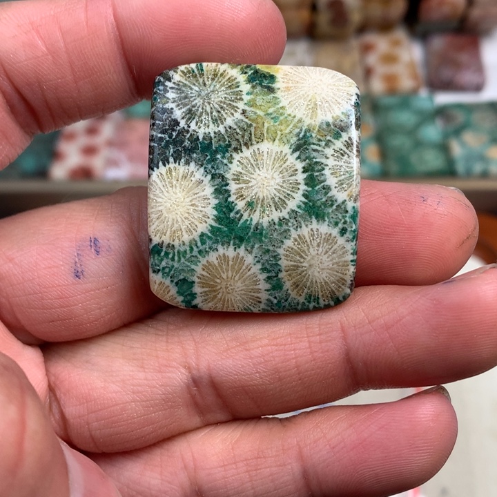 凋***硅化玉合金颈饰287