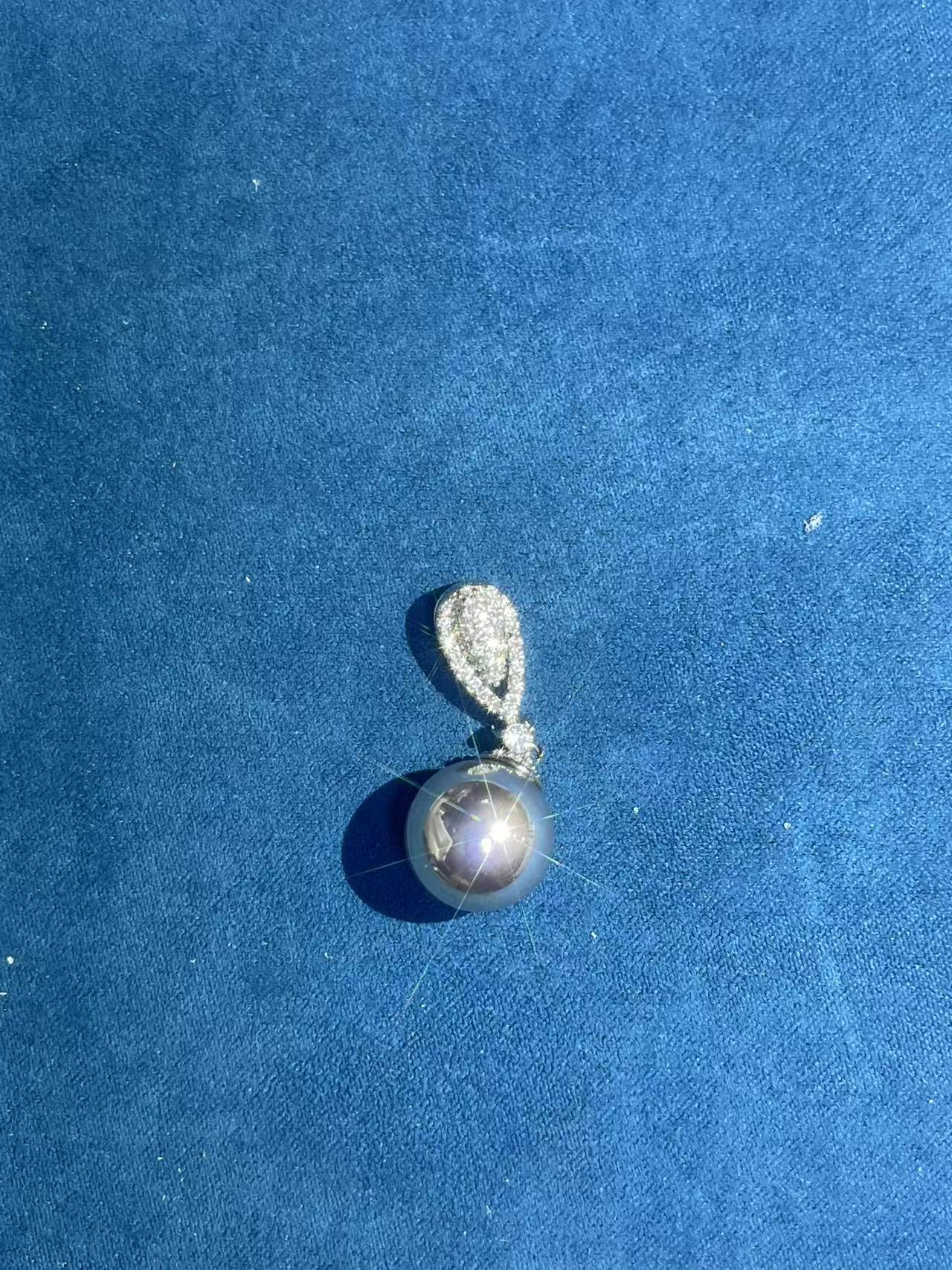 a1063灰色圆珠吊坠多样性发货