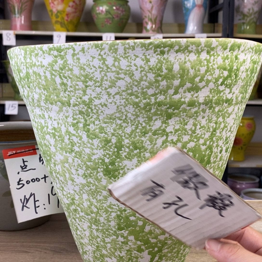 景德镇手工手绘陶瓷花盆