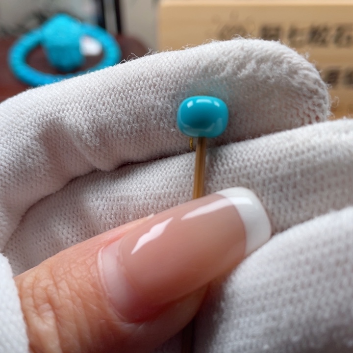 绿松石未镶嵌珠宝奇石7.9