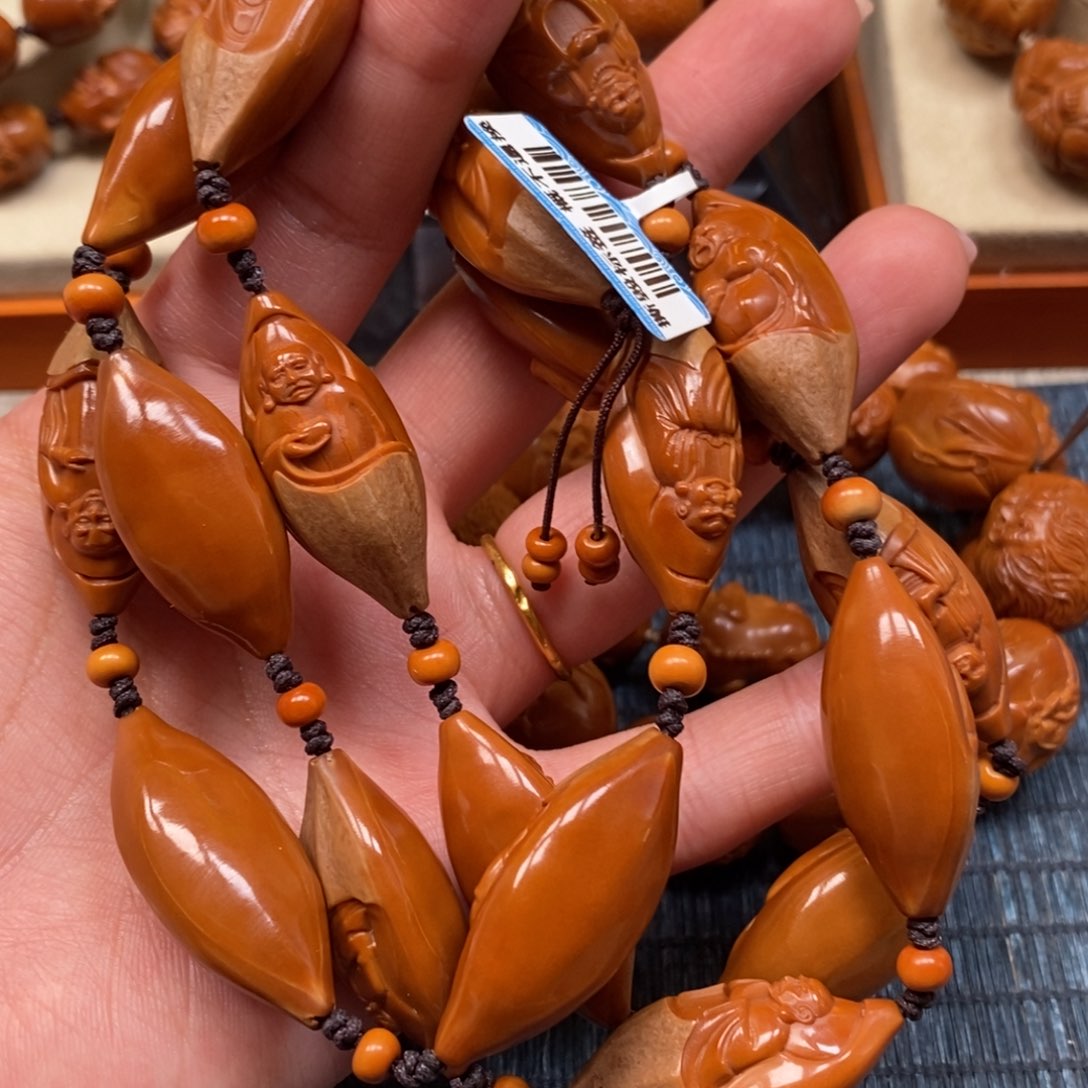 橄榄核手串/手链包衣十八罗汉脖挂1.55