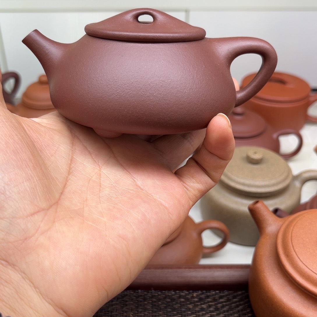 紫砂茶壶石瓢微瑕180 ccc00000