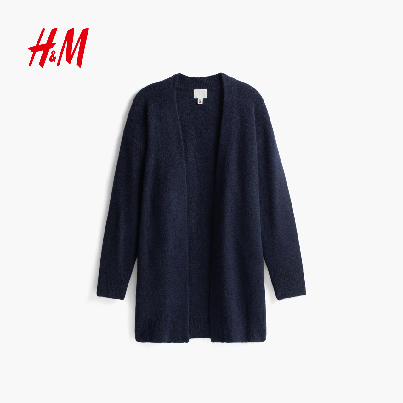 HM女装短外套2025冬季新款琥珀流光舒适毛衣羊毛针织开衫1000047