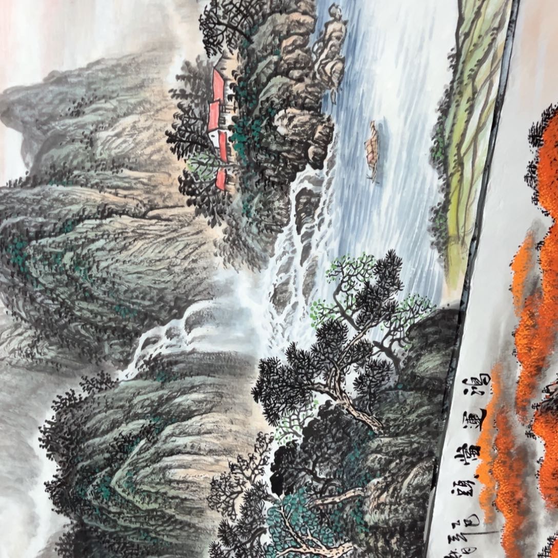 海***…国画国画作品老师手绘