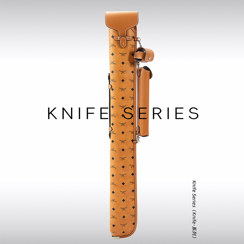 LIZARD莱瑟塔2x1 3孔花纹刀系列大头台球杆包