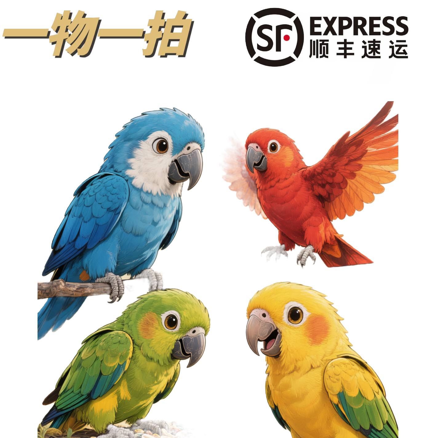 双12佑子手养亲人鹦鹉一物一拍