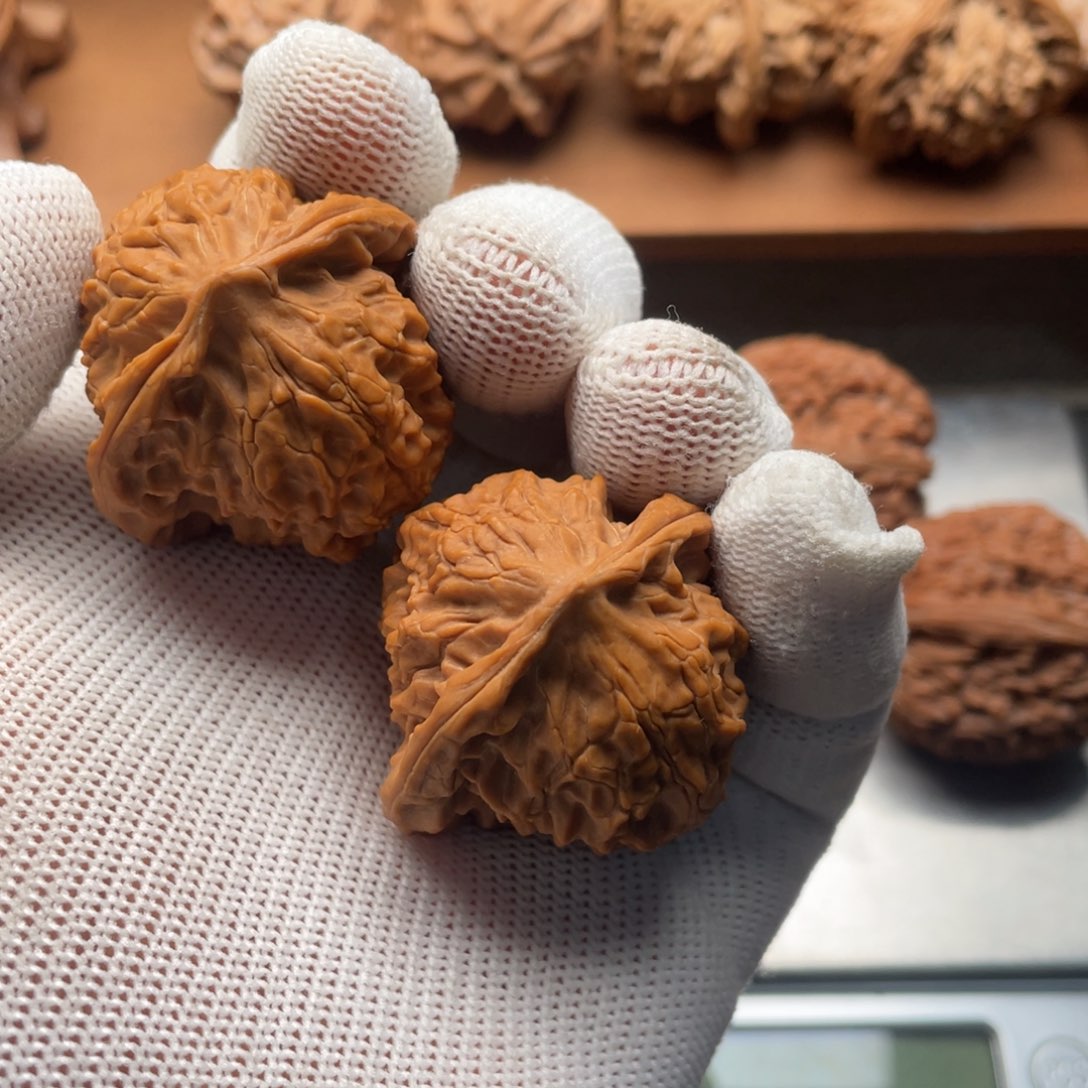 文玩核桃吊坠野狼