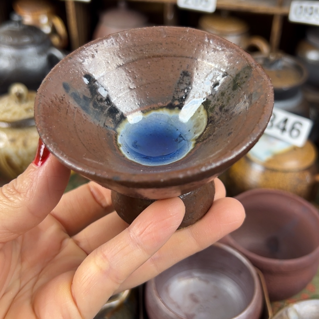 柴烧茶器柴烧茶器主人杯