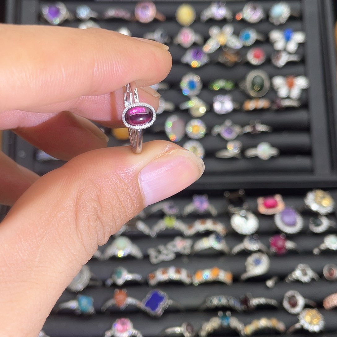 紫晶珠宝半成品未镶嵌