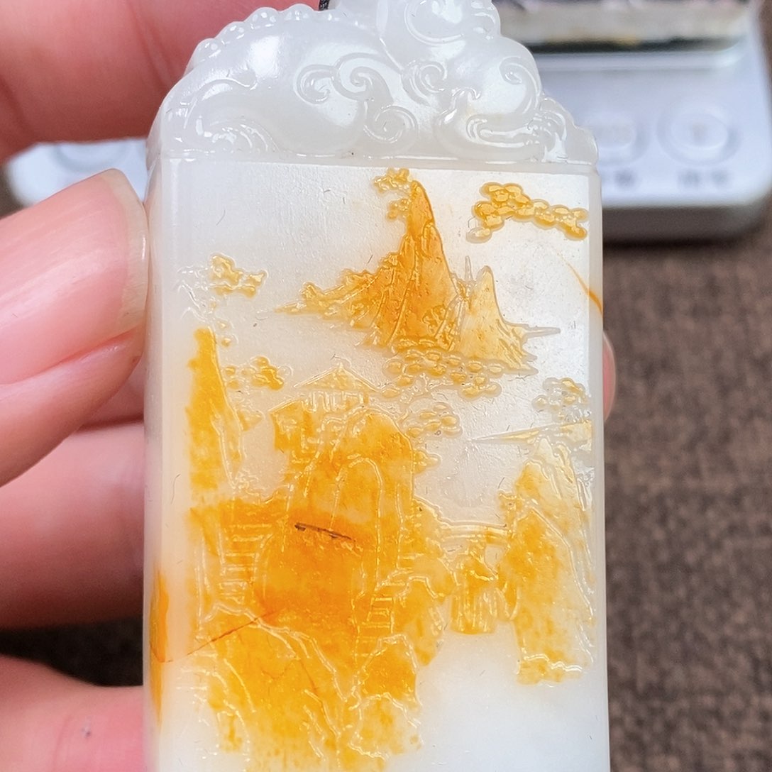 和田玉挂件未镶嵌