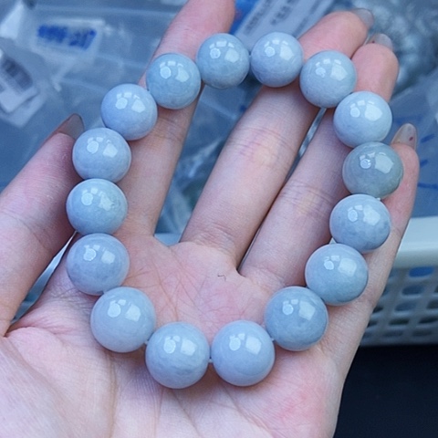 未镶嵌定制翡翠珠链
