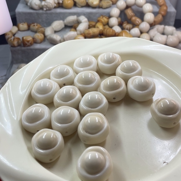 吊坠菩提根/象牙果微瑕象牙果荷包蛋十颗