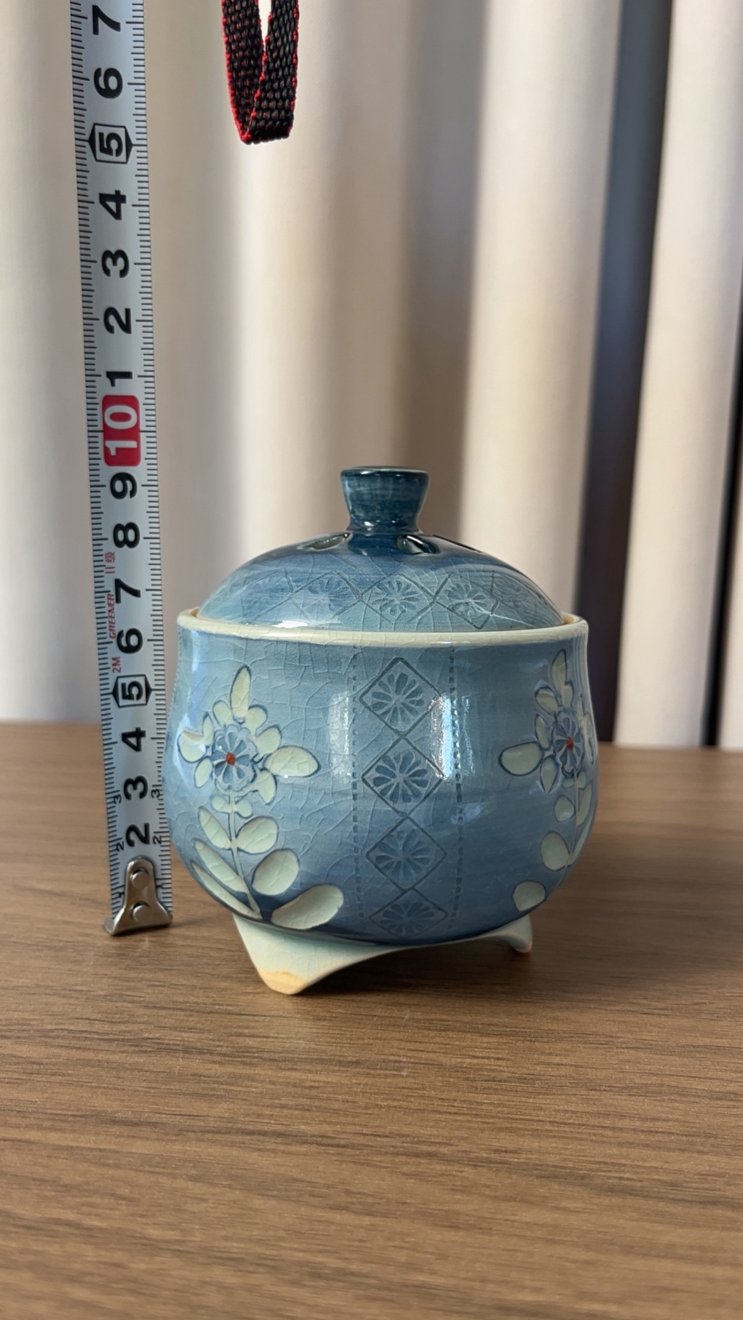 清水烧名家平安稔香炉茶空间茶室冰裂开片粗陶手工手作暗刻花纹