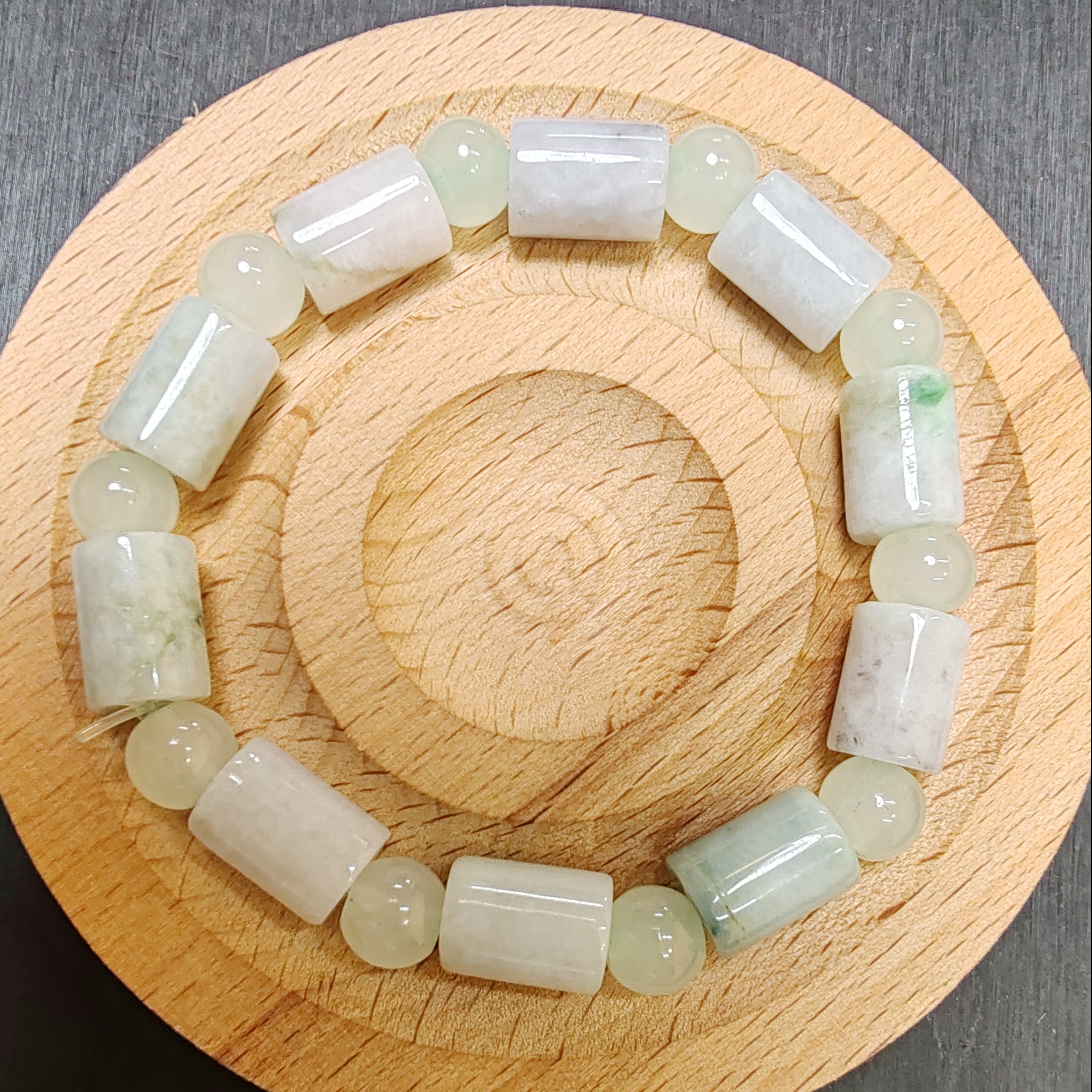 天然翡翠a货竹节款手串多样性随机发一或直播间挑选