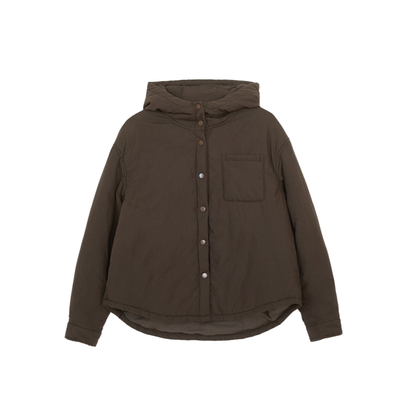 【麻念】衣长62-69 连帽秋冬宽松厚款保暖棉服外套M25352