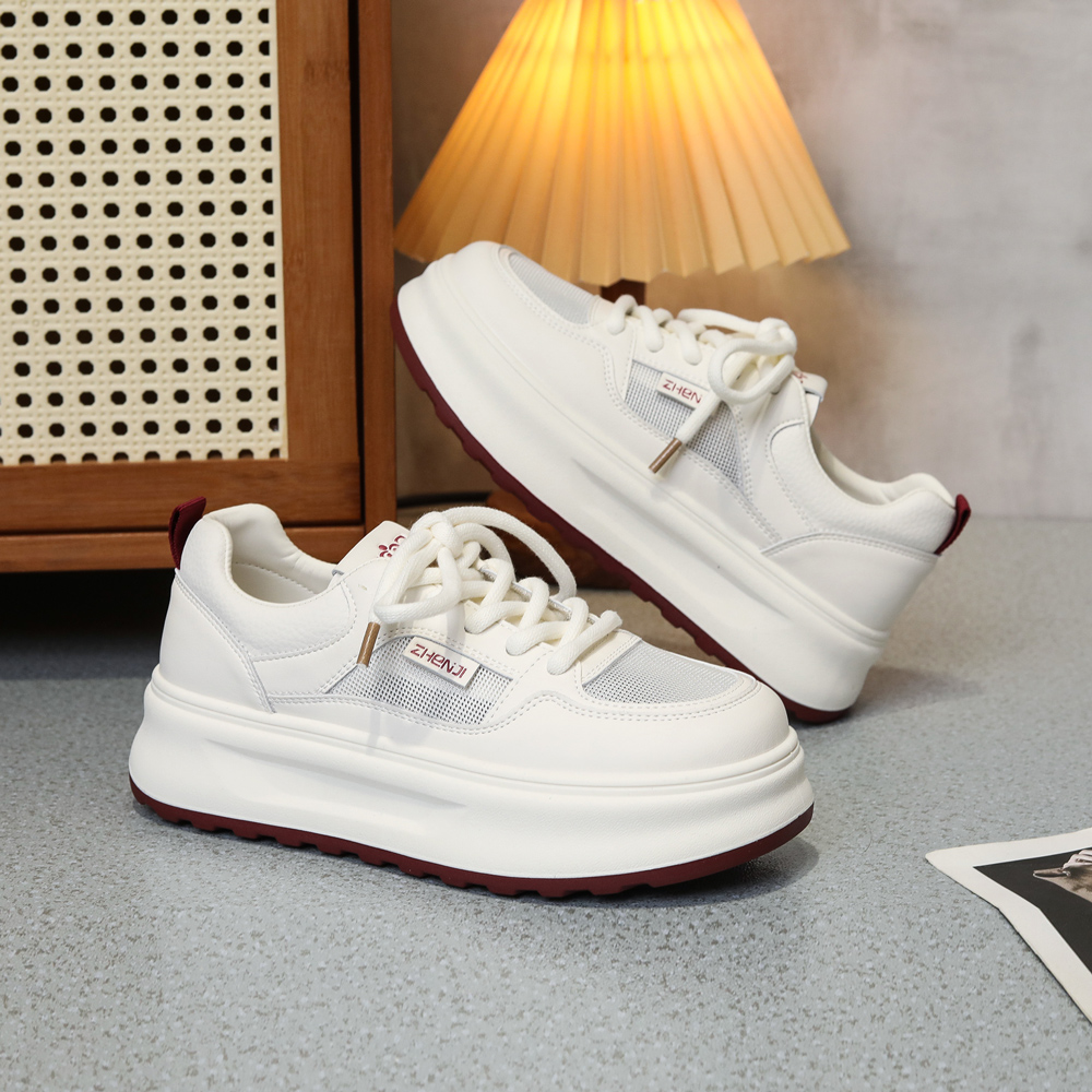 2025春夏爆款轻便小白鞋女款网鞋透气薄款休闲鞋夏季运动鞋子板鞋