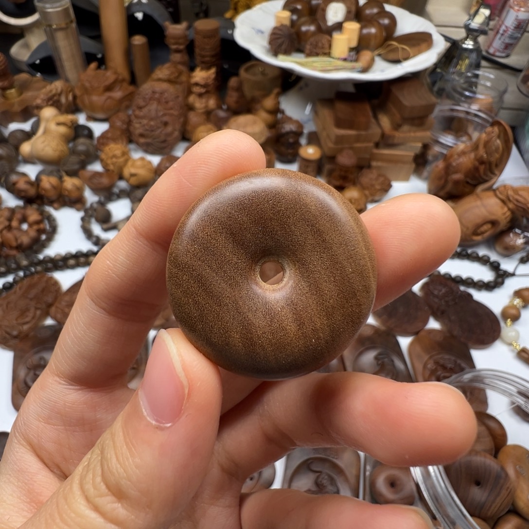 檀香木平安扣老山檀