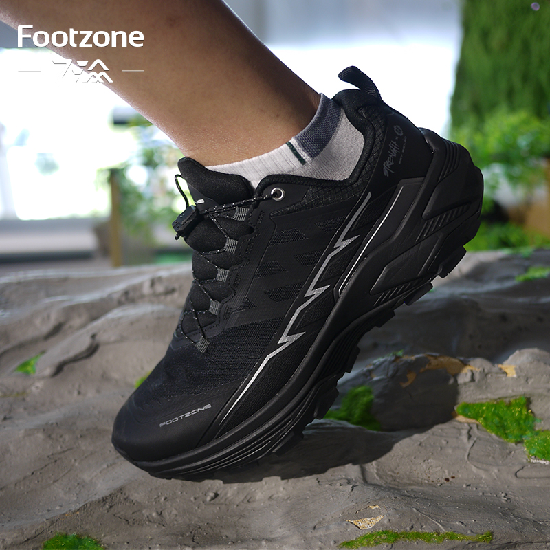 透气男女情侣款减震防滑轻便户外徒步登山休闲运动鞋FCF23F10448
