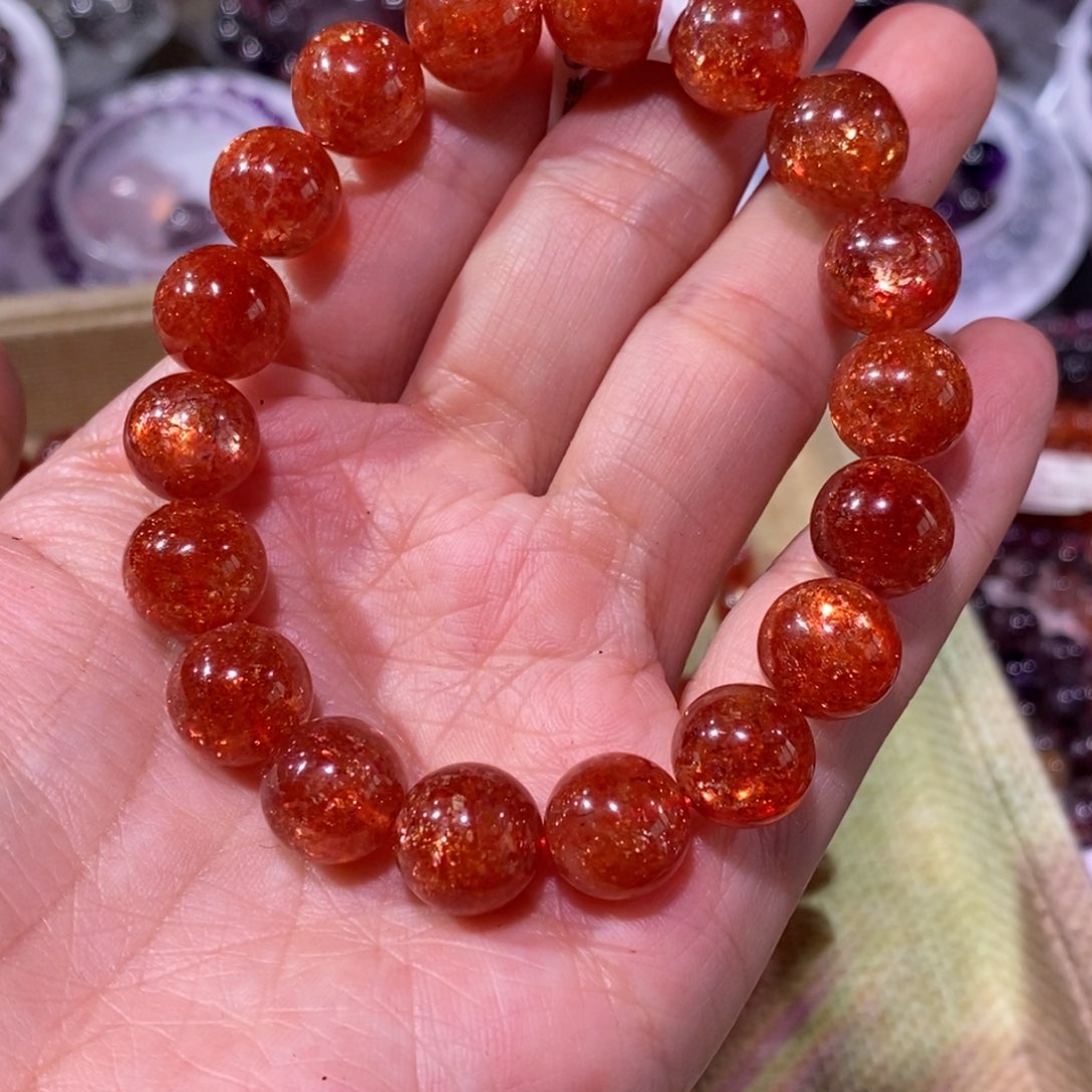 长石手链未镶嵌金太阳11.6+