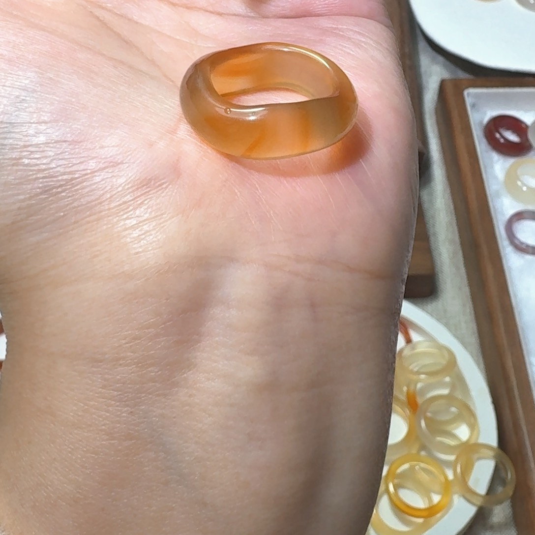 未镶嵌戒指玛瑙/玉髓629港14扭扭