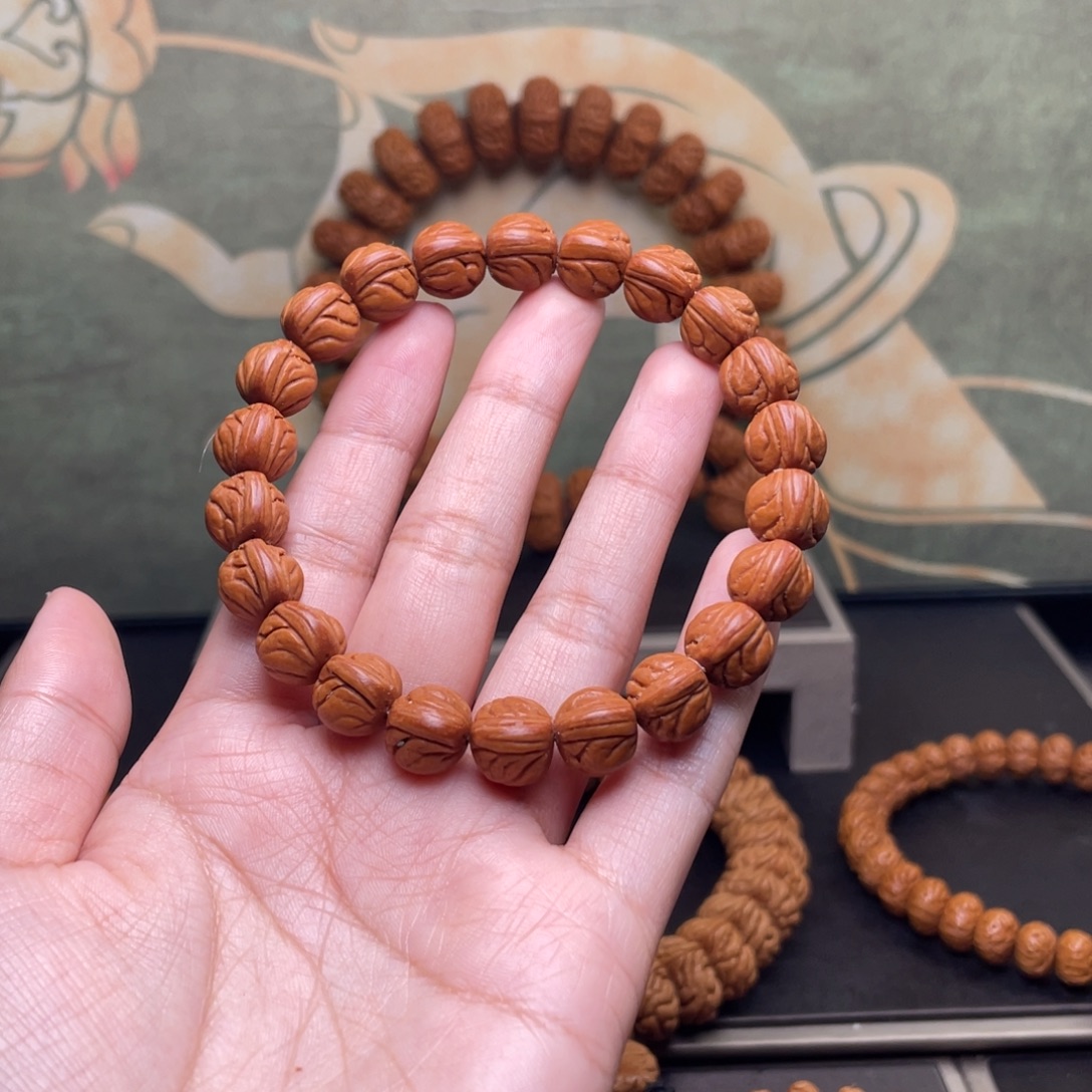 烟***.桃核吊坠11玉龙脊