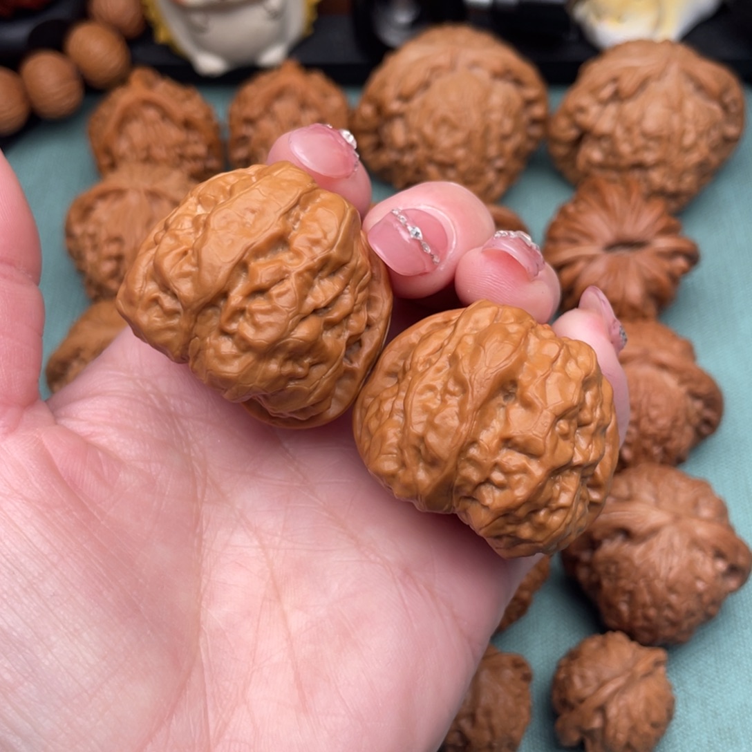 文玩核桃把件延庆蛙蛙38