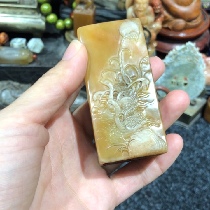 寿山石印石阿***！阿弥陀佛老师的第四个小的