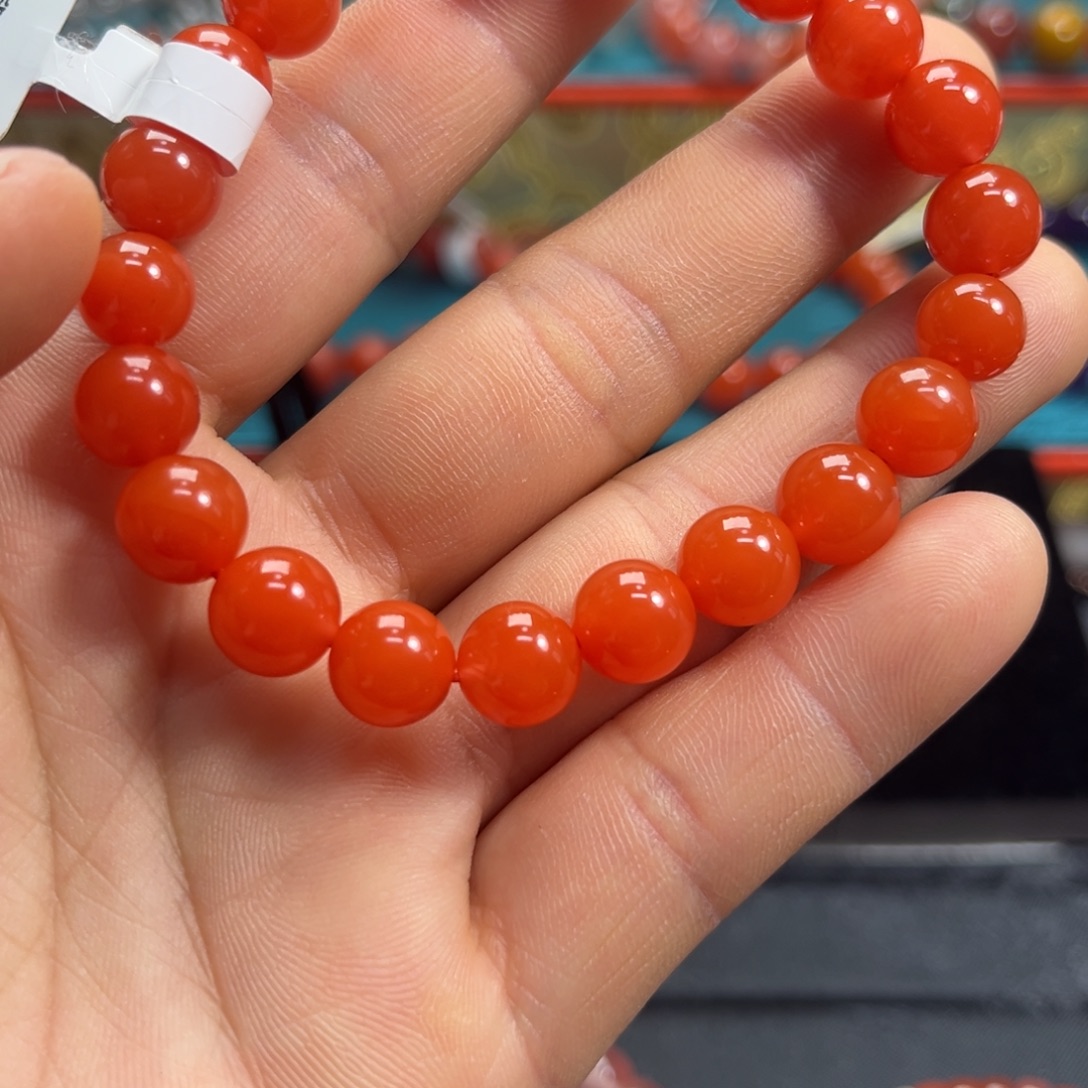 南红玛瑙未镶嵌手串