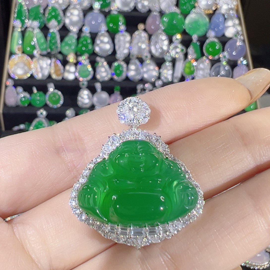 玛瑙/玉髓银S925镶嵌颈饰