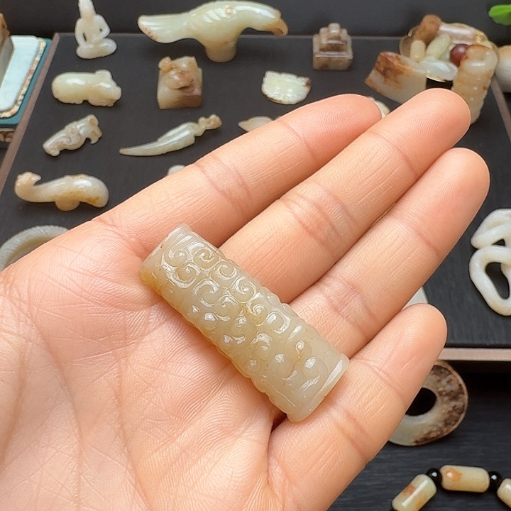 和田玉挂件未镶嵌用****4