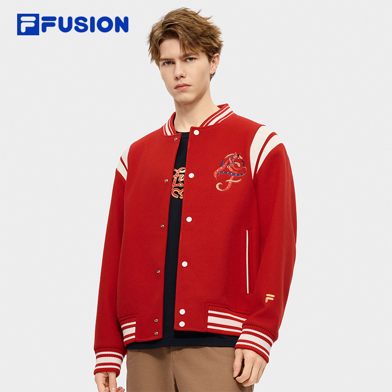 马上起飞 | Dimitri联名FILA FUSION棒球服男冬季外套T11M612704F