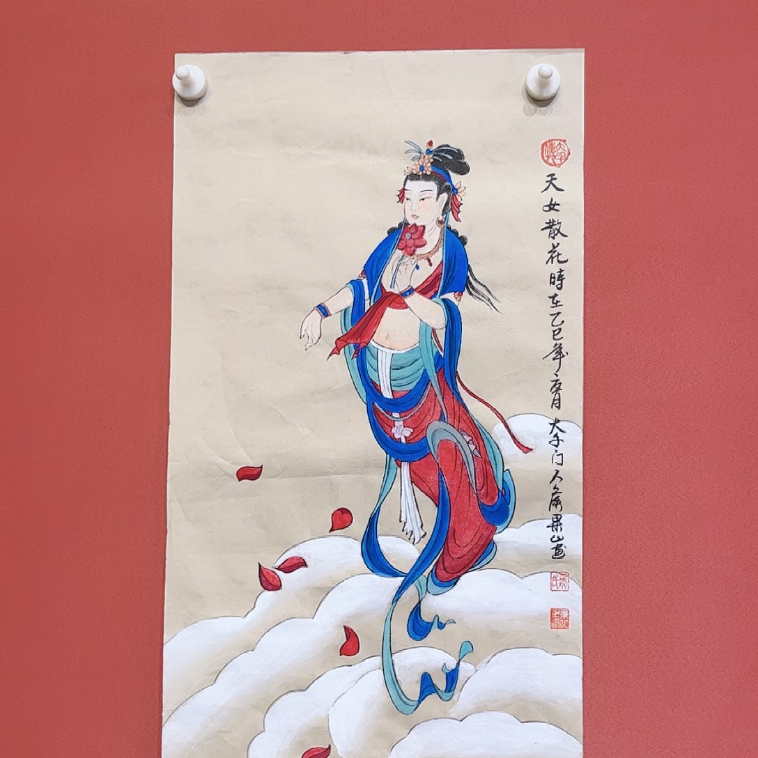 国画侯果山老师作品朵 