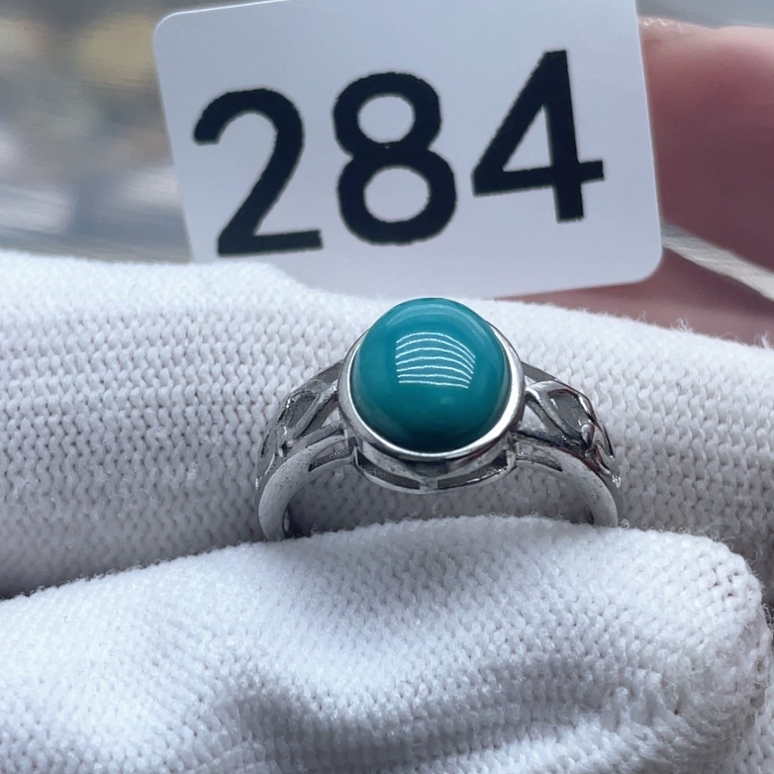 绿松石珠宝奇石银S925镶嵌