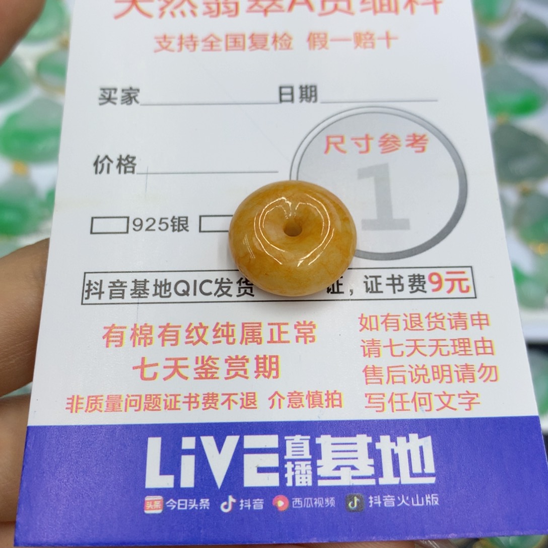 翡翠颈饰未镶嵌翡翠