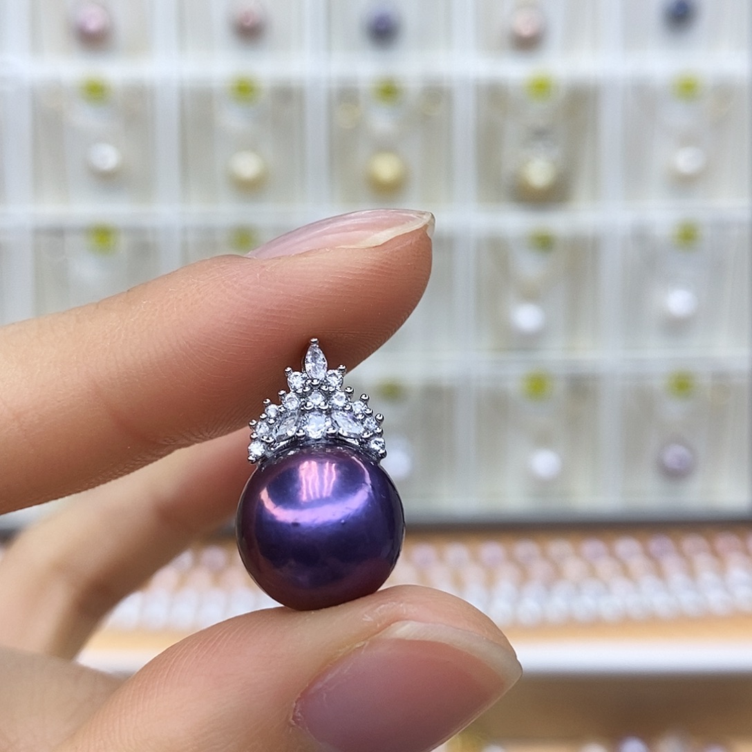 淡水珍珠未镶嵌吊坠(赠链)