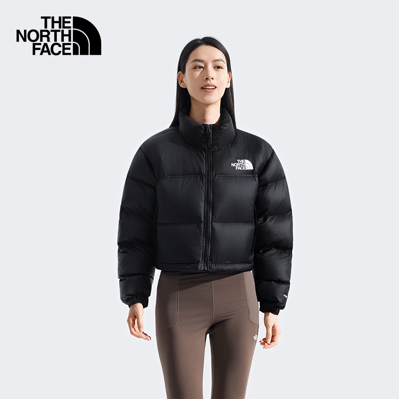 北面ICON女Nuptse短款高腰羽绒服鹅绒防泼水TheNorthFace|5GGE