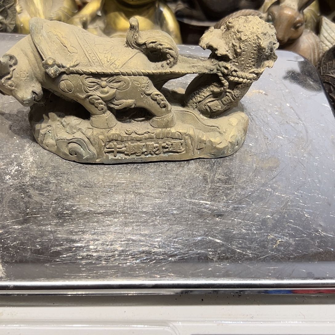 泰***客黄铜摆件，文房摆件工艺品