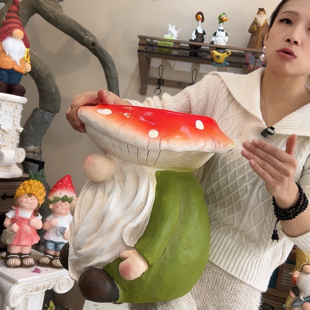 花园摆件红红火火