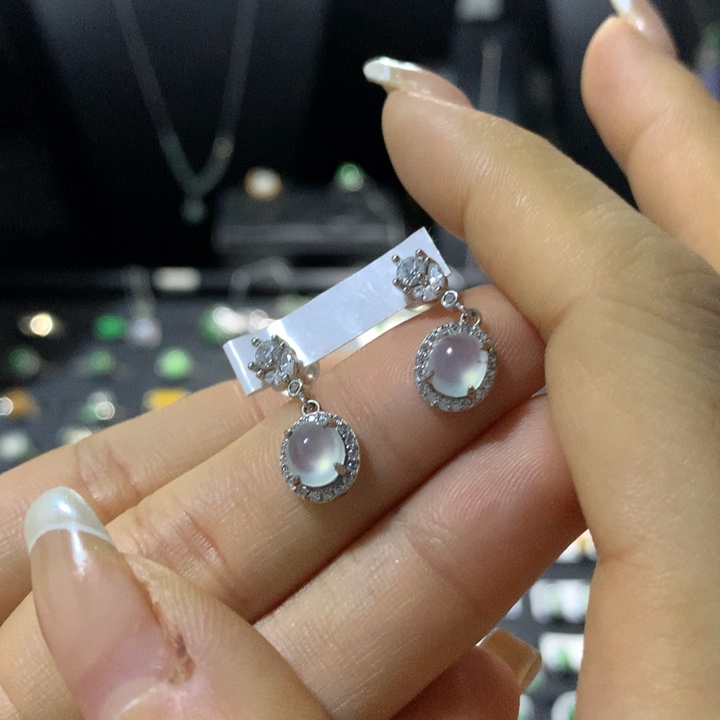 翡翠银S925镶嵌戒指