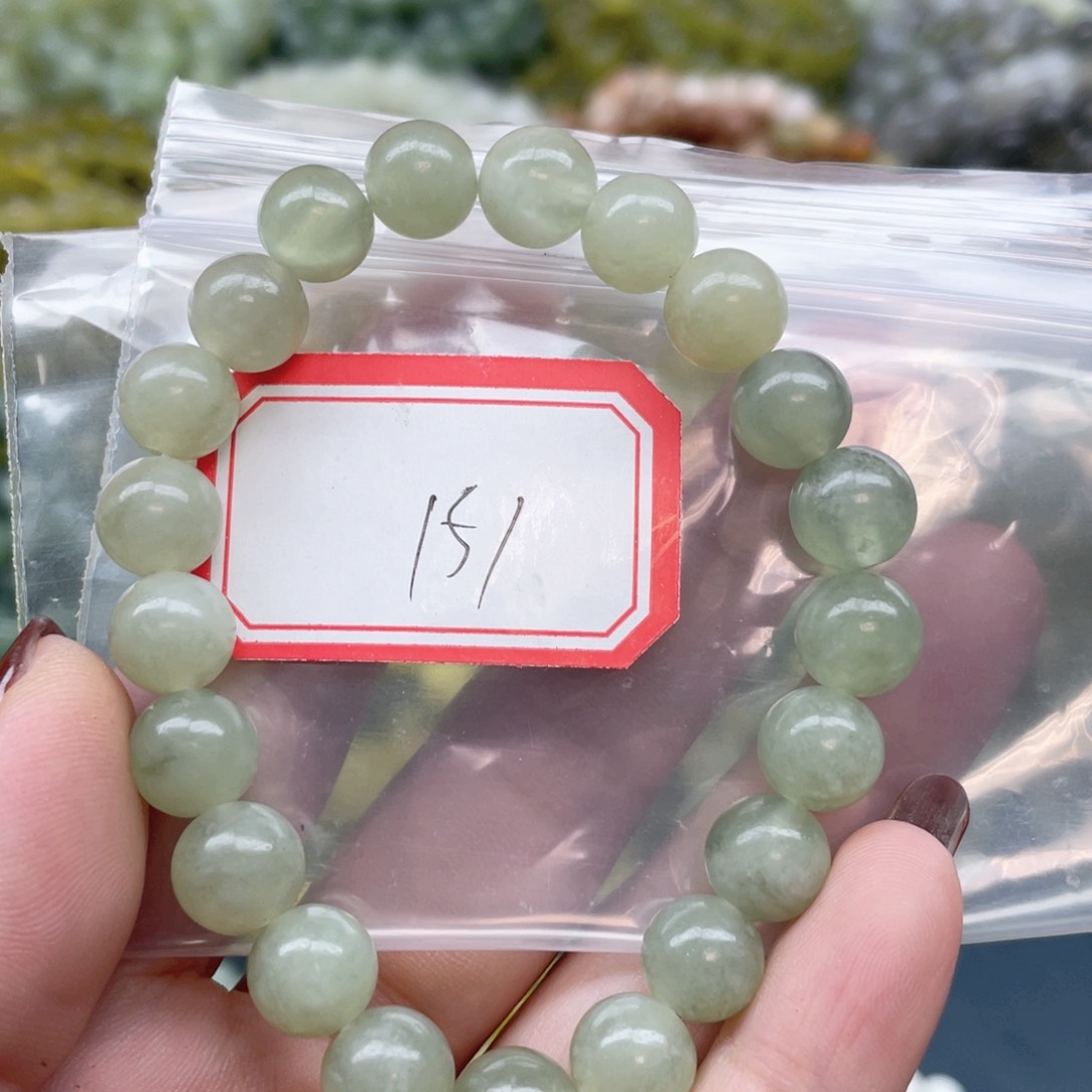 未镶嵌蛇纹石玉手串