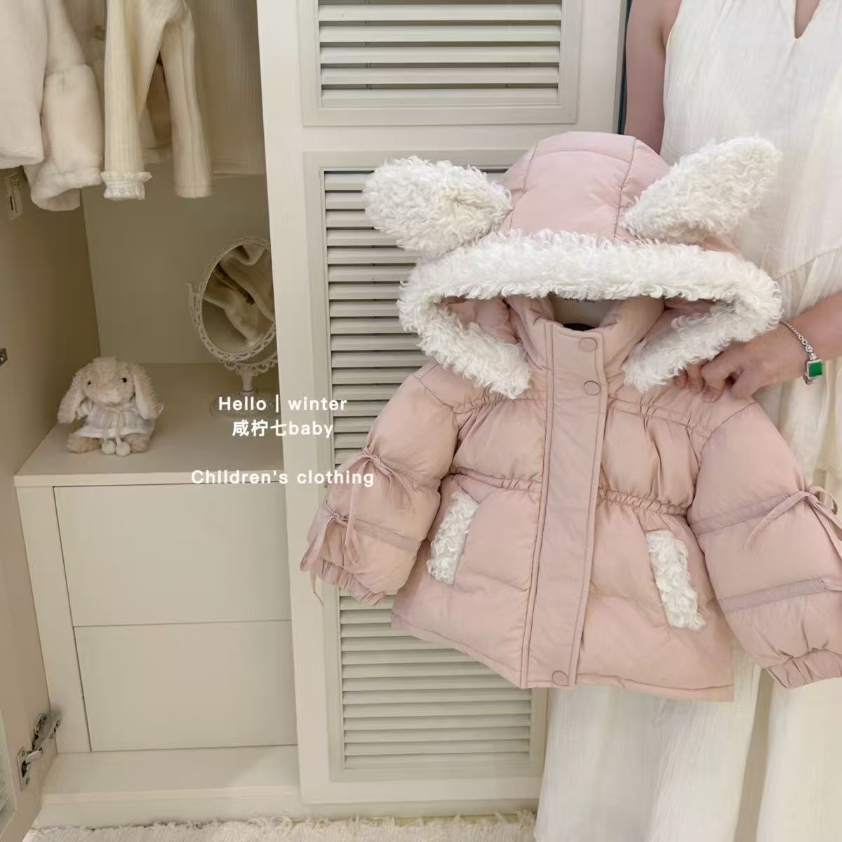 2025冬季冬装女童加厚棉服新款宝宝棉袄外套洋气儿童棉衣公主宝宝