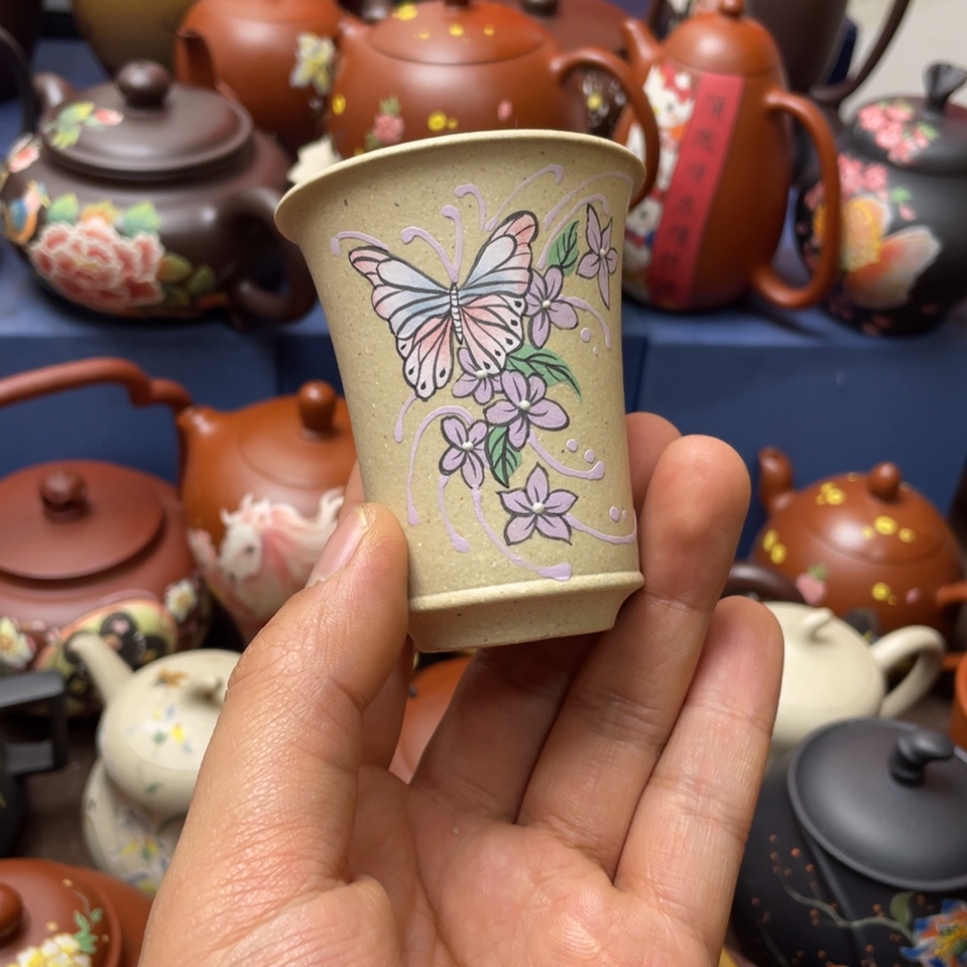 紫砂茶杯紫砂主人杯60cc