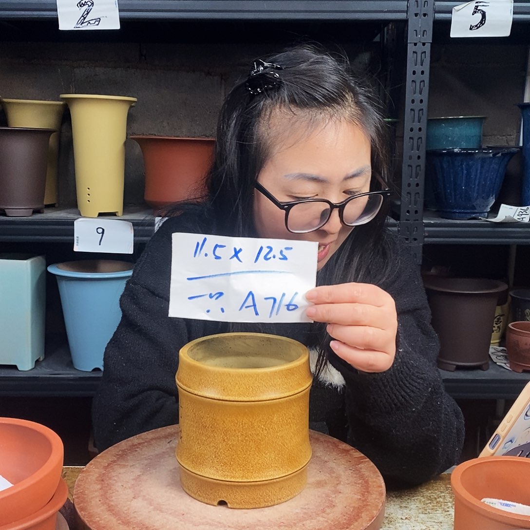 紫砂一只花盆货号A716