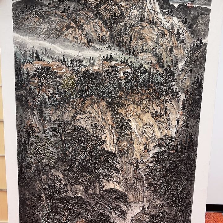 国画洞**子国画作品展、