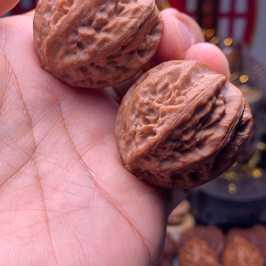 文玩核桃把件东北楸子