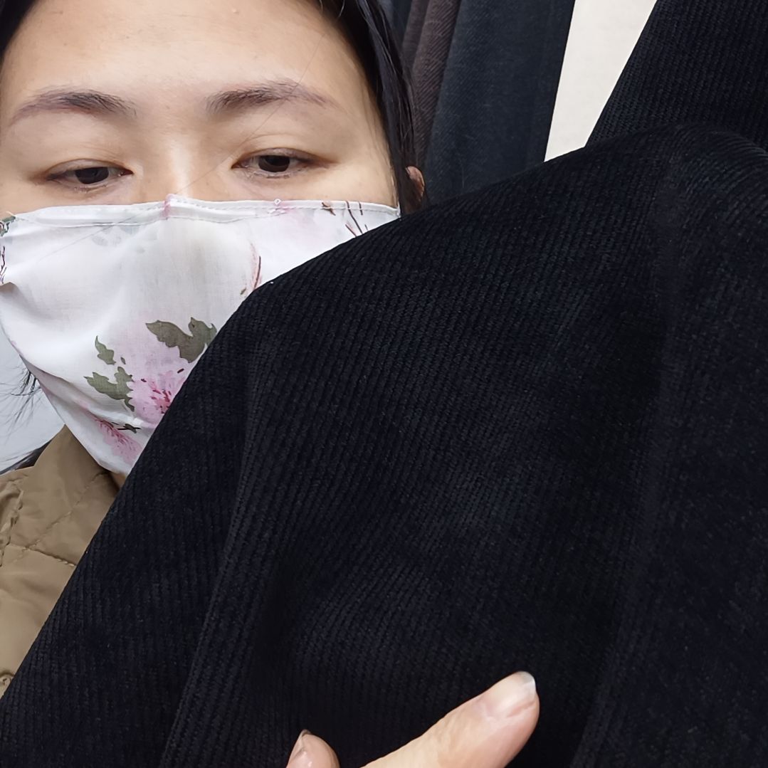 无纺布黑绒2.1雪尼尔