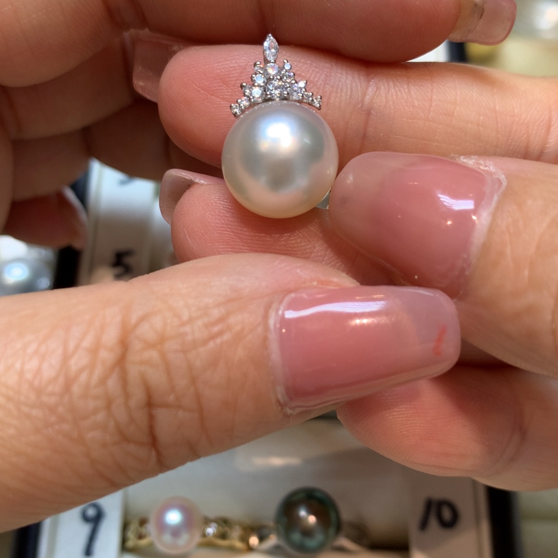 海水珍珠颈饰14K金镶嵌