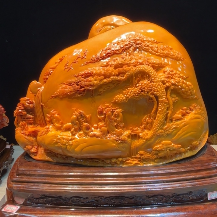 凡***寿山石寿山石摆件文化