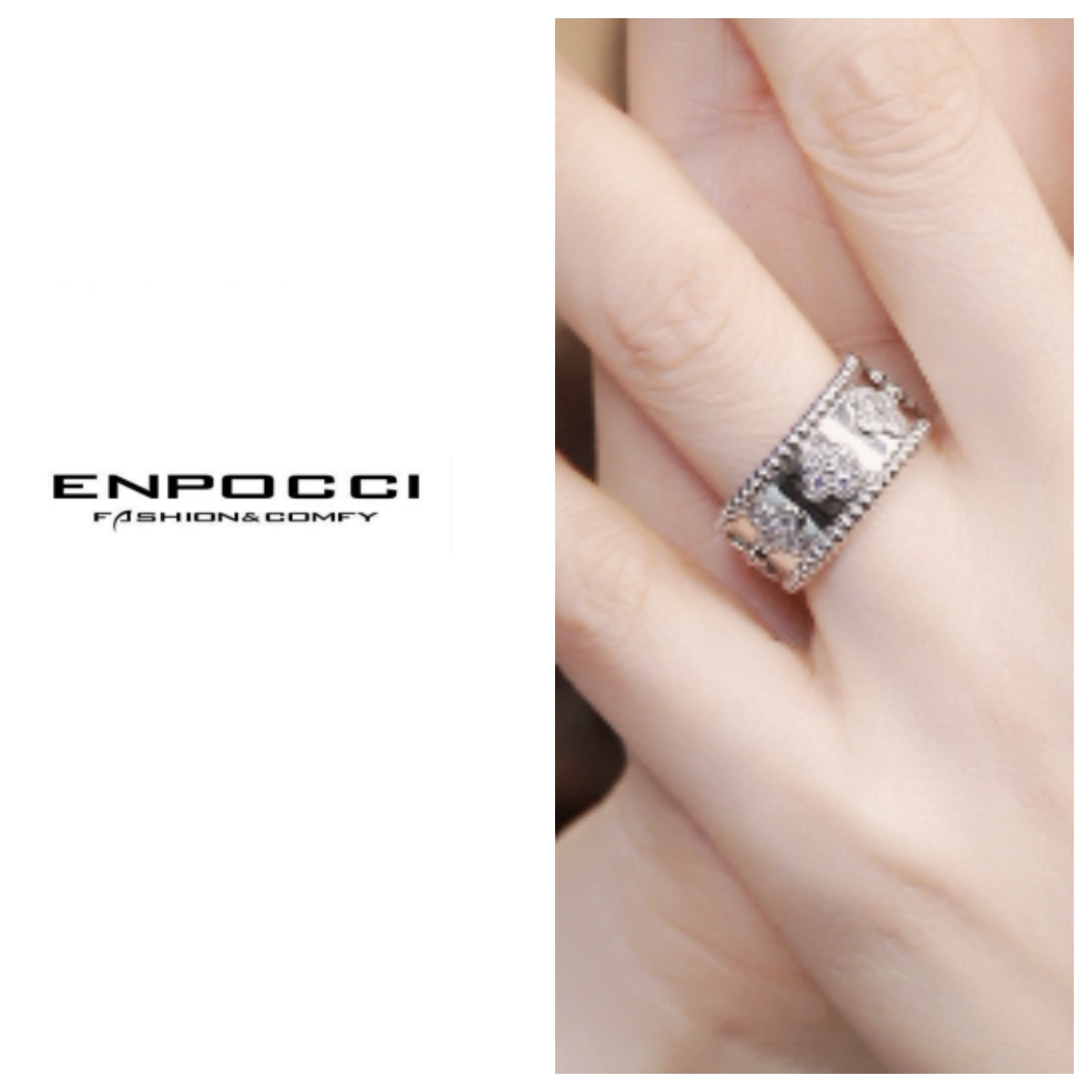 合金戒指 四叶草戒指S29P1265617