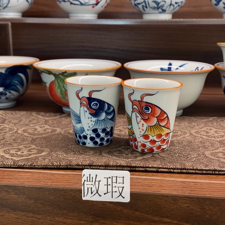 釉下老陶泥手工绘制